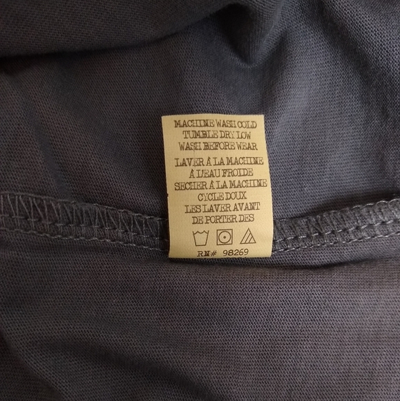 Womens Bully Dog Graphic T-Shirt  Gray With Teal Bulldog Design Small 100%Cotton - Picture 3 of 7